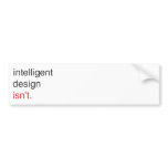intelligent design bumper sticker