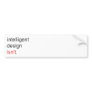 intelligent design bumper sticker