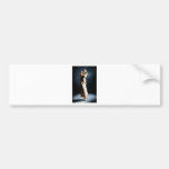 Intense Ballerina Bumper Sticker