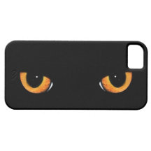 Intense Black Cat Eyes iPhone 5 Case