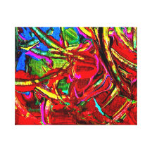 Intense Colours Collection 04 Stretched Canvas Print