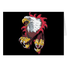 Intense Eagle Card