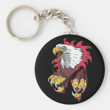 Intense Eagle Key Chains
