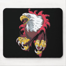 Intense Eagle Mouse Pad