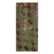 Interesting "Earth Tones" Abstract Custom Rack Cards