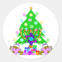 Interfaith Holiday Fun Round Sticker