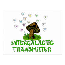 Intergalactic Transmitter Postcard