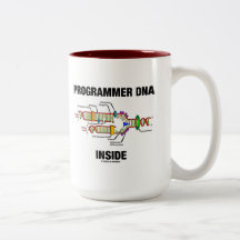 Intérieur d'ADN de programmeur (reproduction d'ADN Tasse À Café