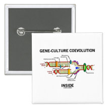 Intérieur de Coevolution de Gène-Culture (reproduc Pin's