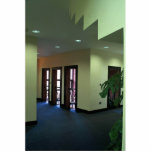 Interior architectural view cut out
