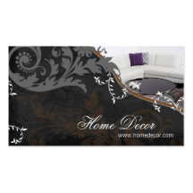 Interior Decorator Business Card - Sophisticated