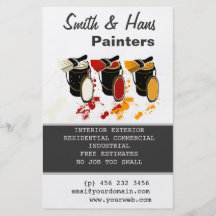 Interior Decorator Painters  House Painting Flyers