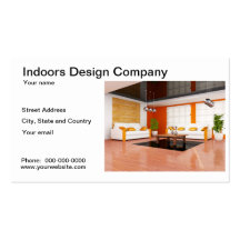 Interior design business card