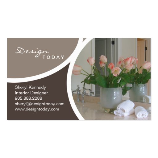 Interior Design Staging Modern Business Card 7