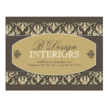 Interior Designer Advertising Postcard