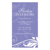 Interior Designer Business Card