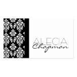 Interior Designer Damask Elegant Business Card
