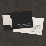 Interior Designer French Chair Business Card