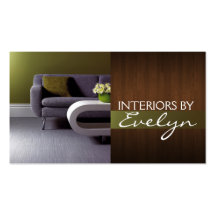 Interior Exterior Designer Business Card