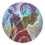 Interior Landscape Round Sticker
