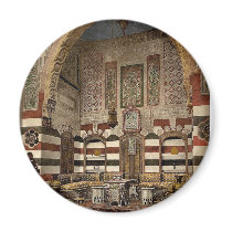 Interior of a house, Damascus, Holy Land, (i.e. Sy magnets