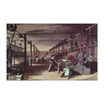 Interior of a mill canvas prints