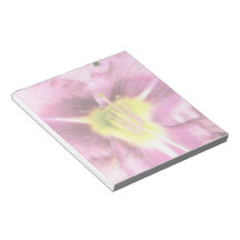 Interior Of A Ruffled Mauve Daylily Memo Note Pad