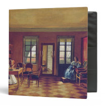 Interior of an attic binders
