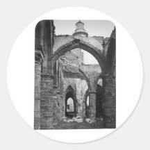 Interior of St. Mathieu France ~ 1856 Stickers