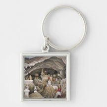 Interior of the grotto of Nam Hou, Laos, from 'Atl Key Chains