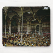 Interior of the 'Salle des Imprimes', 1868 Mouse Pad