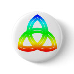 Interlaced Double Triquetra Buttons