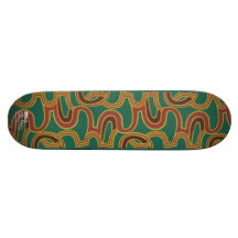Interlacing Curves wallpaper, 1966-1968 Skate Boards