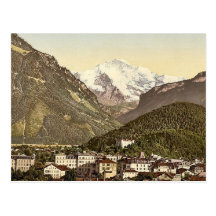 Interlaken, avec Jungfrau, Bernese Oberland, Switz Carte Postale