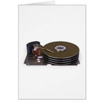 Internals of a hard disc drive