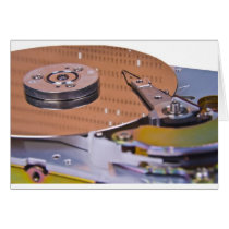 Internals of a hard disc drive