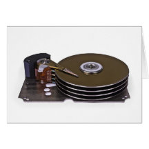 Internals of a hard disc drive cards