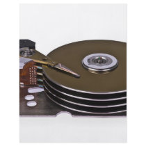 Internals of a hard disc drive