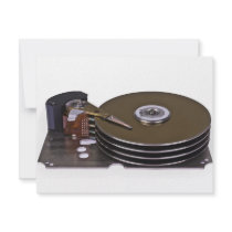 Internals of a hard disc drive
