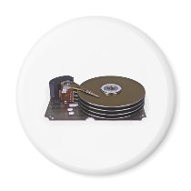 Internals of a hard disc drive