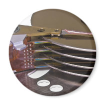 Internals of a hard disc drive