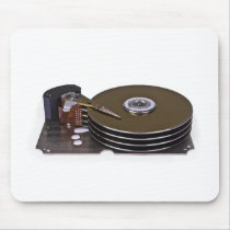 Internals of a hard disc drive