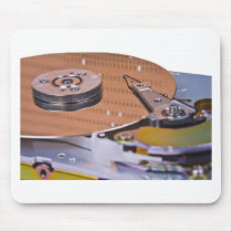 Internals of a hard disc drive