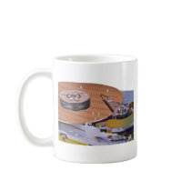Internals of a hard disc drive mugs