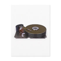 Internals of a hard disc drive