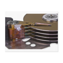 Internals of a hard disc drive