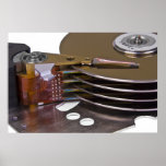 Internals of a hard disc drive