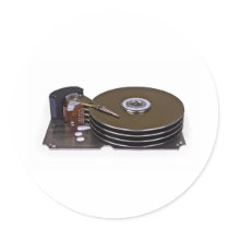 Internals of a hard disc drive