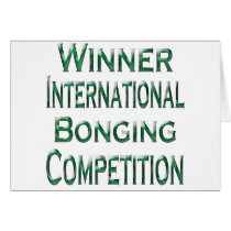 International Bonging Competition3 Greeting Card