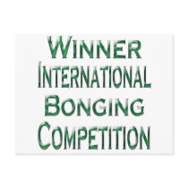 International Bonging Competition3 Postcard